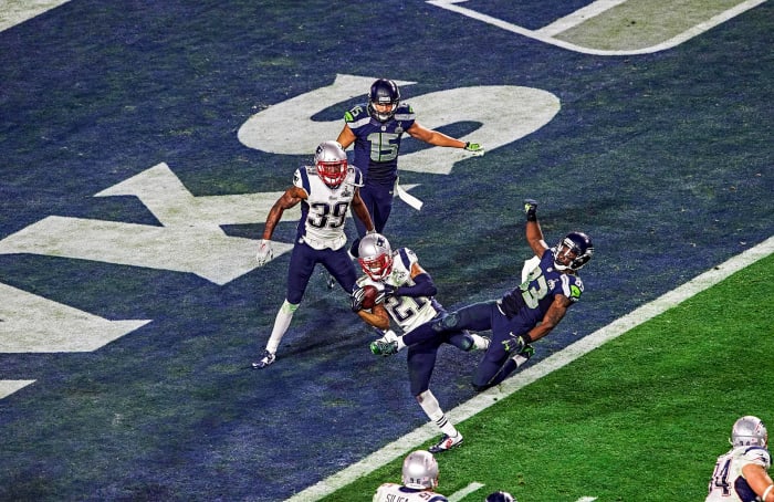 Malcolm Butler's goal-line interception in Super Bowl XLIX